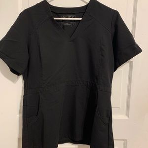 Figs Flores - Peplum Scrub Top (women’s)